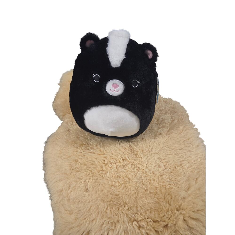 Squishmallows NEW Selma The Skunk 12” Fuzz A Mallow Black White Plush KellyToy